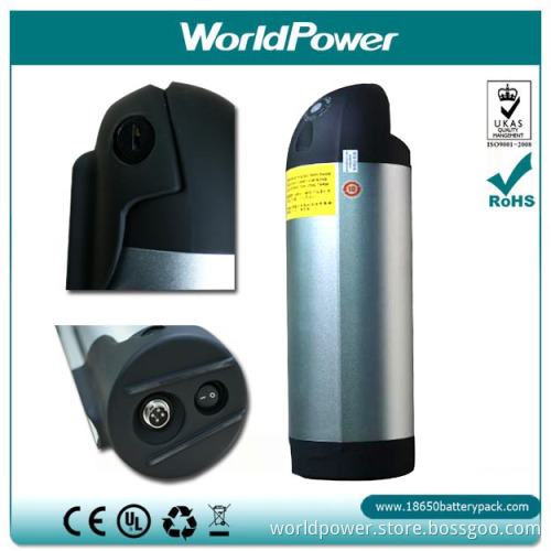 Slim and Light Electric Bike Lithium Ion Battery Pack (WP-li-3690)